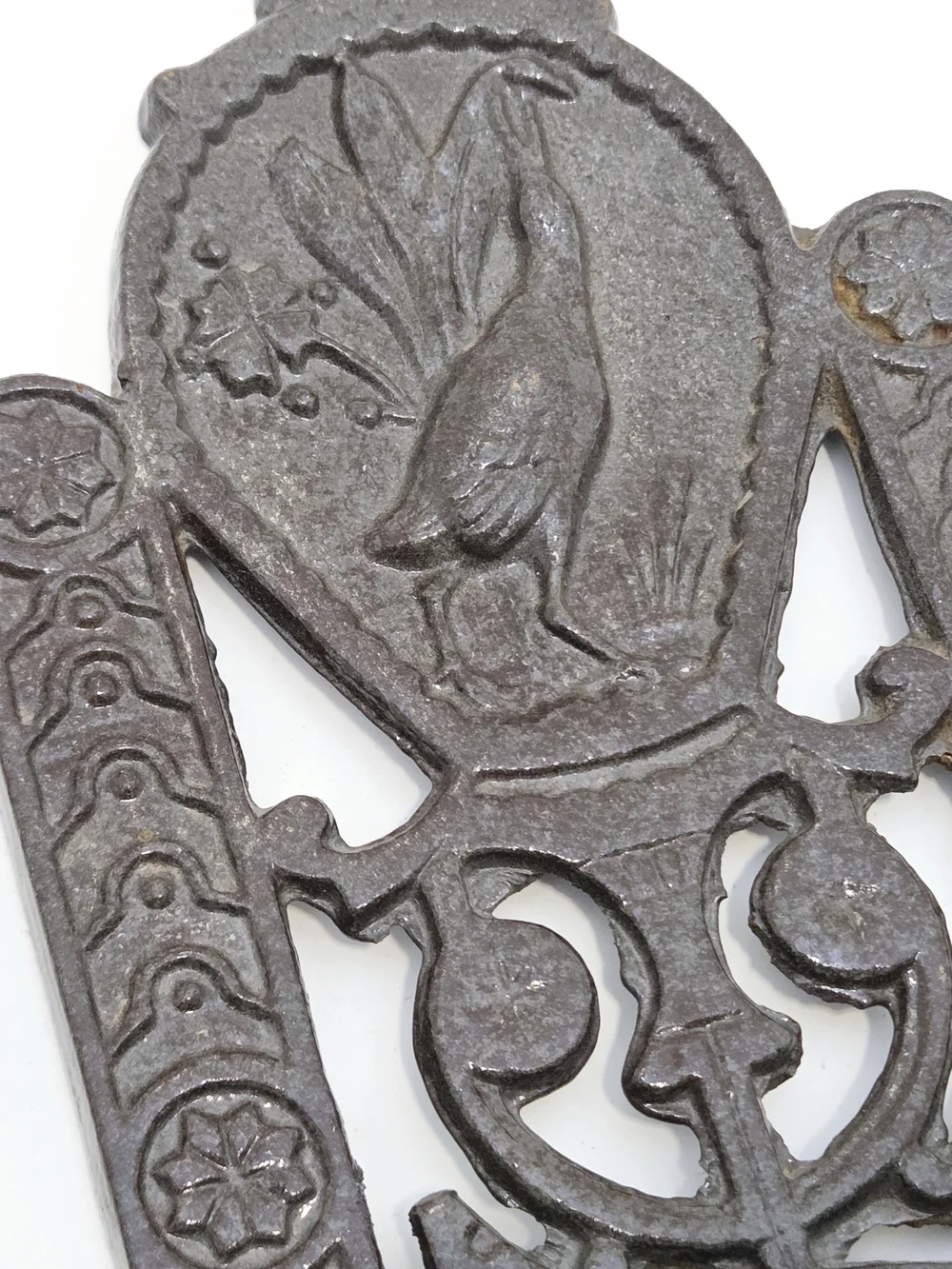 Antique Cast Iron Kiwi Bird Wall Mount Sconces, a Pair
